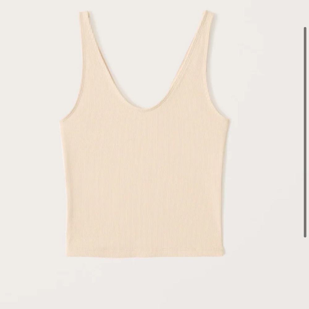 A&f ribbed scoop neck tank seamless size small